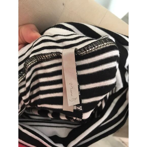 MonaB Black & White Striped Women's Maxi Skirt Small - Picture 5 of 6